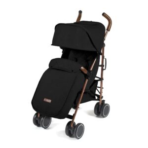 ickle bubba Discovery Max Stroller - Black on Rose Gold